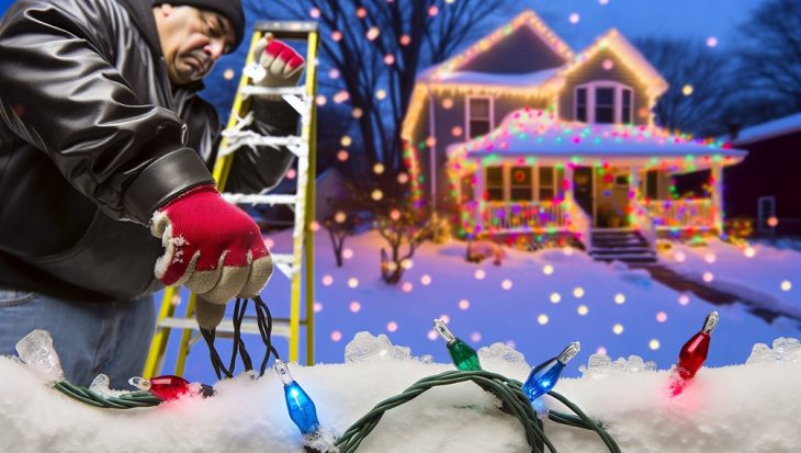 consider professional christmas light installation